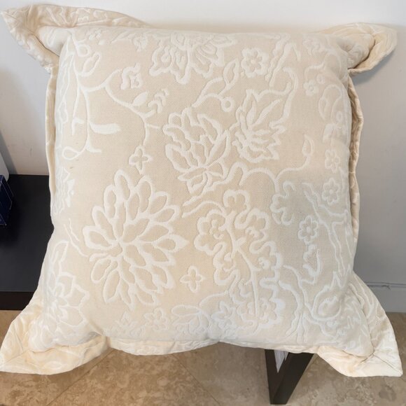 Beautiful Beautiful Cotton Linen embossed Cushion 22 X 22 - Set of 2 - Picture 7 of 7